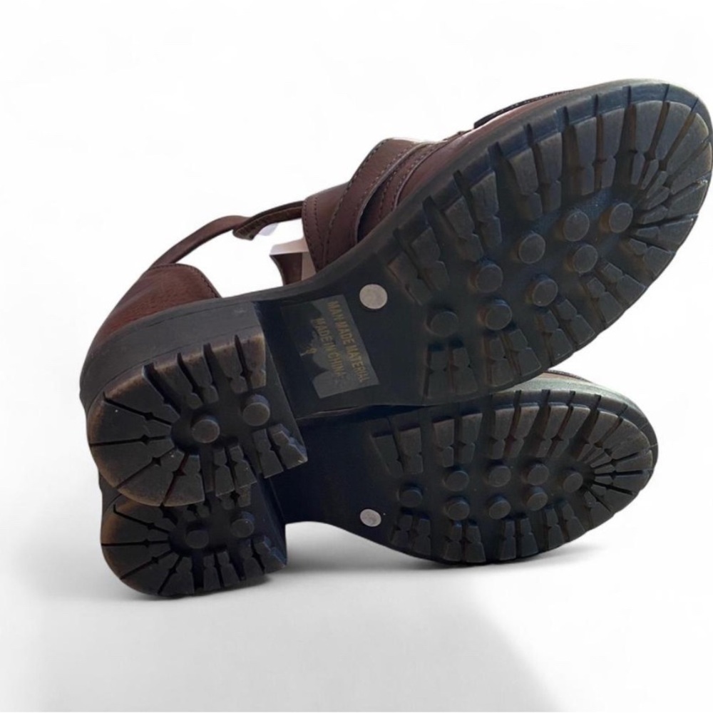 Nature Breeze brown faux leather ankle boots - Picture 8 of 8